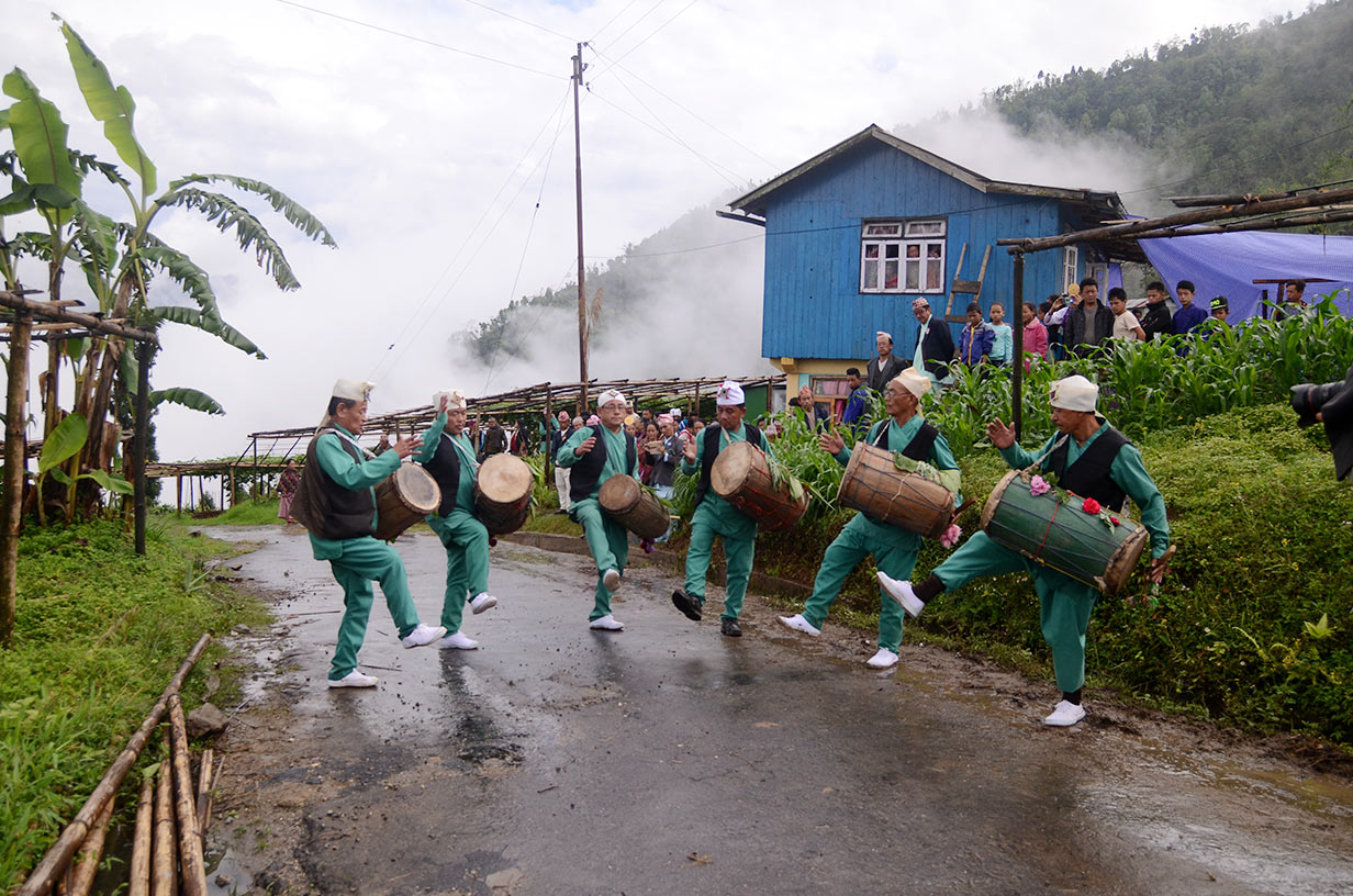 Chyabrung-Dance---Limbu-Community,-Lamagao,-Rimbik