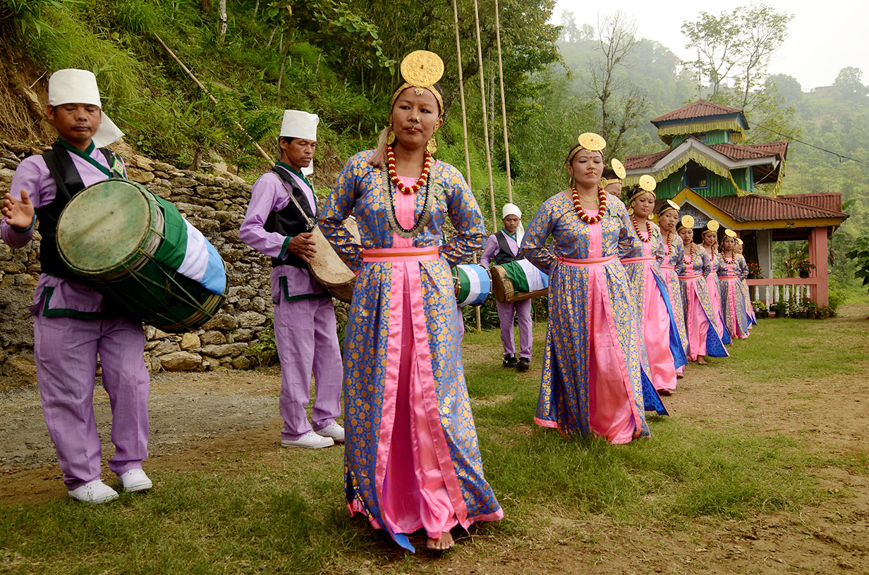 Mang-Lang-Dance---Limbu-community,-Pabringtar
