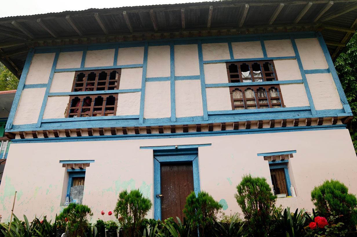 Traditional-Houses---Bhutiya-Community,-Dungra-Basti,-15-Miles,-Kalimpong