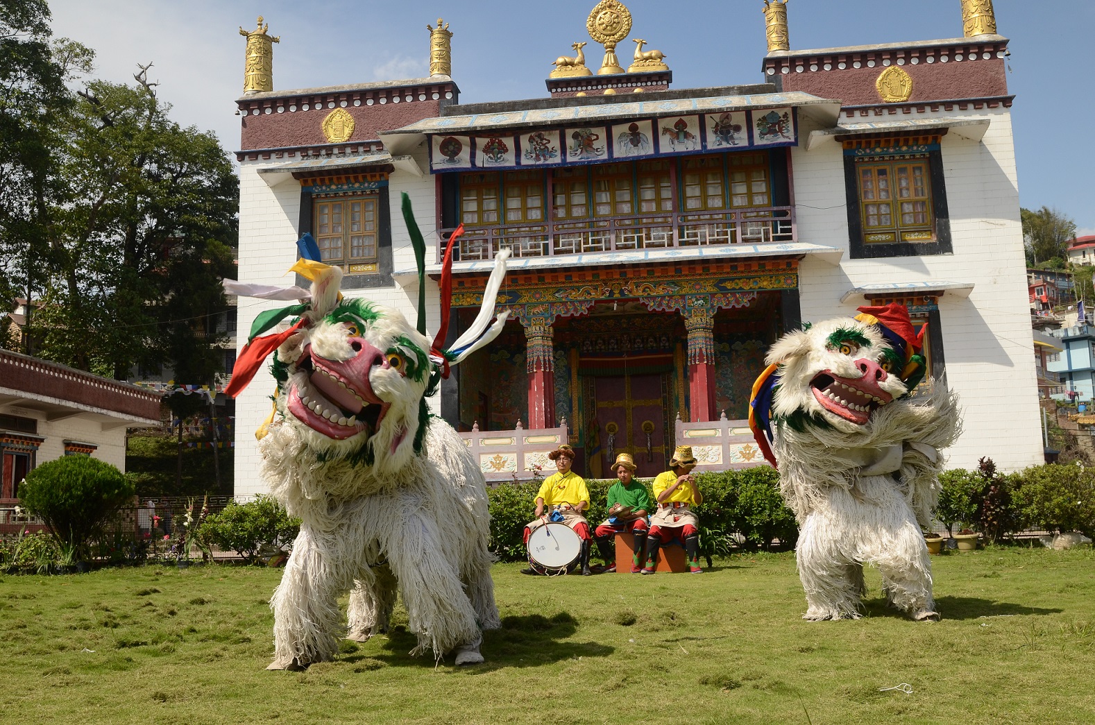 Snow Lion Dance - Tibetan Opera, Kalimpong